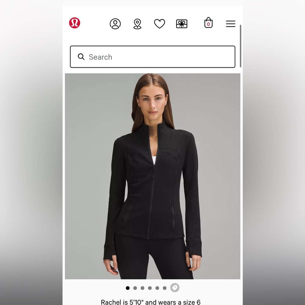 Black Lululemon Define Jacket